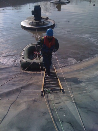 MonTaje Motores Aireadores Planta de Tratamiento